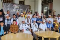 Panitia Reuni Akbar 212 saat konferensi pers.