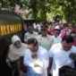 Gubernur Pramono meninjau SMAN 72 Jakarta seusai ledakan.