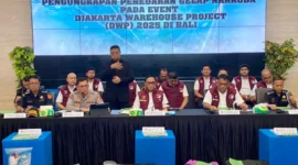 Polisi mengungkap sindikat narkoba DWP Bali 2025 dan menangkap puluhan tersangka. (Posnews/Ist)