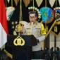 Irwasum Polri Komjen Wahyu Widada menyampaikan rilis akhir tahun Polri 2025 di Gedung Rupatama Mabes Polri terkait pemecatan 689 personel dan ribuan sanksi disiplin. (Posnews/Ist)