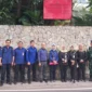 Kejagung memasang plang sita di Hotel Ayaka Suites Setiabudi terkait kasus TPPU Sritex. (Posnews/Ist)