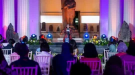 Ketua DPR RI Puan Maharani menyampaikan pidato peringatan Hari Ibu 2025 dan mengajak perempuan Indonesia berperan aktif menjaga kelestarian lingkungan. (Posnews/Ist)