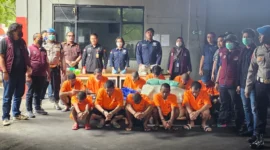 Pemusnahan narkoba di incinerator PT WASTEC Cilegon Banten oleh Bareskrim Polri. (Posnews/Ist)