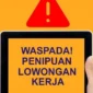 Ilustrasi penipuan lowongan kerja. (Posnews/Ist)
