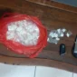 Barang bukti psikotropika diamankan Polisi dari mobil kecelakaan di Tol Cakung Km 63. (Posnews/Ist)
