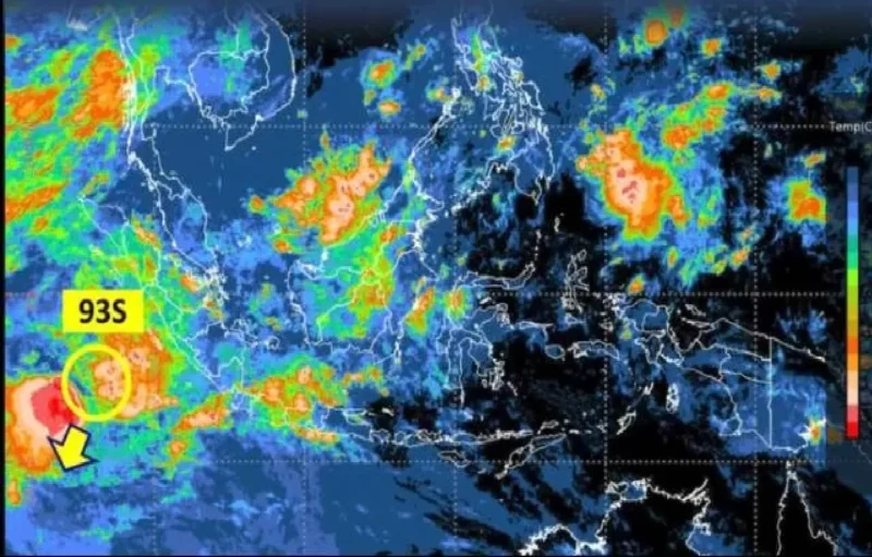 BMKG pantau bibit siklon 91S dan 93W jelang Nataru 2026. (Posnews/BMKG)