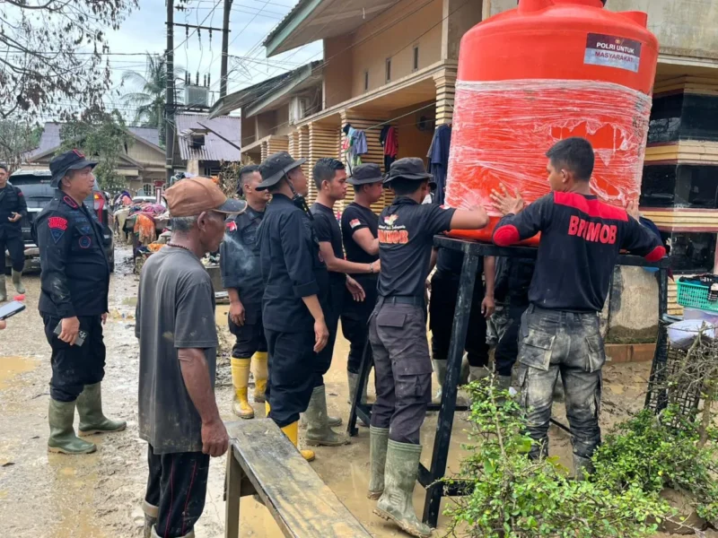 Dukung Pemulihan Pascabencana, Polri Bangun Ratusan Sumur Bor di Aceh Tamiang. (Posnews/Ist)