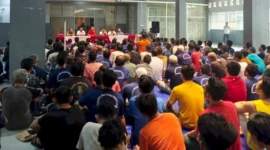 Foto dokumen, napi di lapas Cipinang. (Posnews/LP Cipinang)