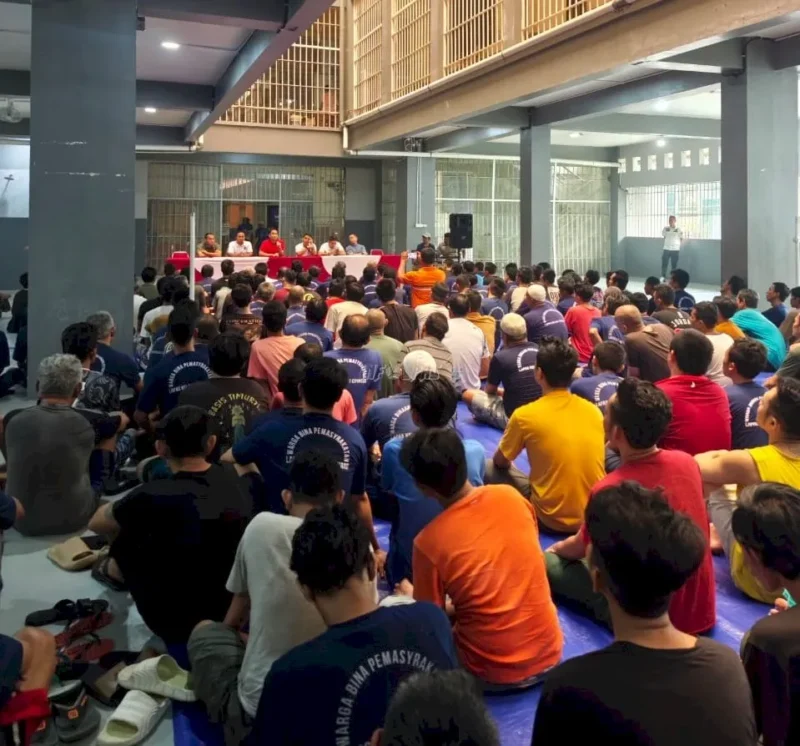 Foto dokumen, napi di lapas Cipinang. (Posnews/LP Cipinang)