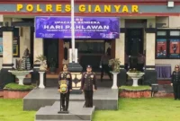 Gedung Polres Gianyar. (Posnews/Ist)