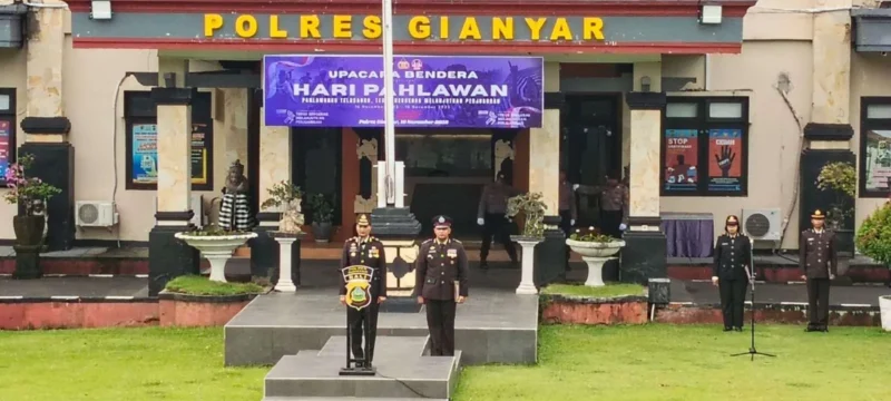 Gedung Polres Gianyar. (Posnews/Ist)
