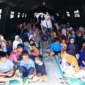 Warga terdampak bencana Aceh mengungsi di posko darurat BNPB. (Posnews/Ist)