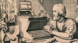 Ilustrasi, Jauh sebelum internet, mesin cetak Gutenberg adalah 