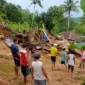 Ilustrasi rumah warga di Kabupaten Lebak rusak akibat hujan lebat dan longsor selama Desember 2025. (Posnews/BPBD Lebak)
