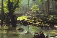 Ilustrasi, Siapa pemilik tulang-belulang di tebing Kamboja? Nancy Athfield gunakan radiocarbon dating untuk ungkap rahasia kuno yang membingungkan ilmuwan. Dok: Istimewa.