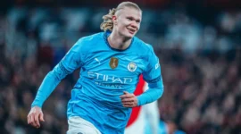 Ilustrasi, Dominasi tak terbendung. Manchester City mengamankan kemenangan beruntun ke-20 atas Fulham, memangkas jarak poin dengan pemuncak klasemen sementara Erling Haaland ditarik keluar akibat kelelahan. Dok: Istimewa.