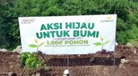 Dukung Lingkungan Berkelanjutan, PT Kordon Putra Tampomas Gelar Aksi Hijau di Garut. (Posnews/Ist)
