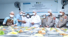 SPPG Polri Tuai Pujian BPOM, Keamanan Makanan Anak Melebihi Standar. (Posnews/Ist)