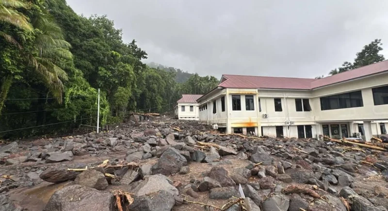Banjir Bandang Dini Hari di Kepulauan Sitaro, Puluhan Luka dan Ratusan Mengungsi.(Posnews/Ist)
