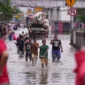 Banjir Kepung Jakarta, Ratusan Warga Mengungsi dan Puluhan Jalan Lumpuh. (Posnews/MR)