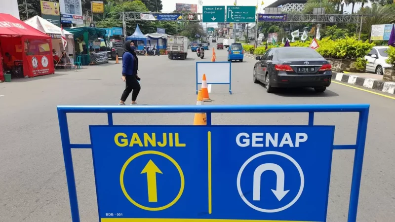 Ganjil Genap Puncak Aktif Sore Ini sampai Akhir Pekan. (Posnews/Ist)