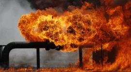 Ilustrasi, ledakan pipa gas. (Posnews/Shutterstock)