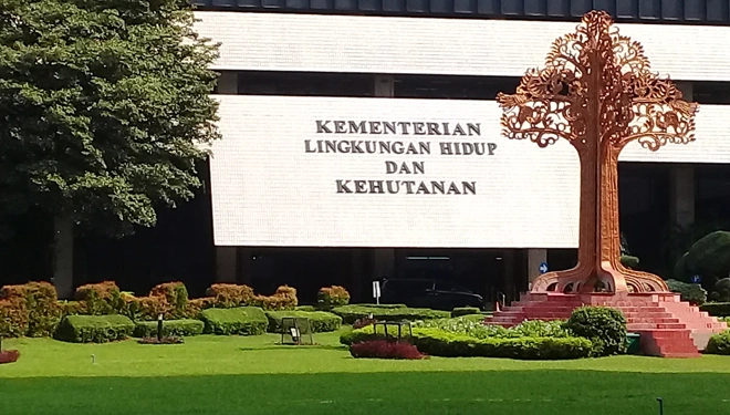Kantor Kementerian Kehutanan di Jakarta Pusat. (Posnews/Kemenhut)