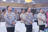 Kapolda Metro Jaya Irjen Pol Asep Edi Suheri memberikan sambutan dalam Perayaan Natal 2025 Polda Metro Jaya, di Balai Pertemuan Polda Metro Jaya, Jakarta. (Posnews/Ist)