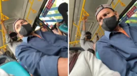 Perempuan Diduga Dilecehkan di Bus Transjakarta, Pelaku Duduk di Sebelah Korban. (Posnews/Instagram)