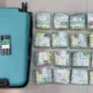 Polisi menunjukkan barang bukti 27 kilogram sabu hasil penggerebekan di Tangerang. (Posnews/ist)