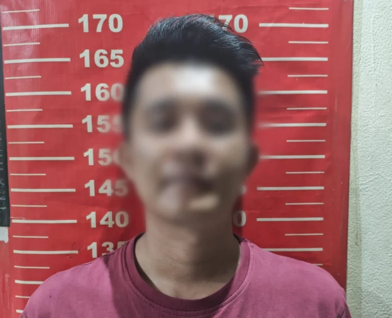 Polisi mengamankan pelaku penganiayaan pasangan sejoli di wilayah Koja, Jakarta Utara. (Posnews/MR)