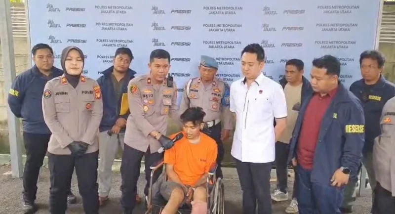 Pelaku jambret jemaat gereja di Kelapa Gading ditembak polisi usai melawan saat penangkapan. (Posnews/MR)