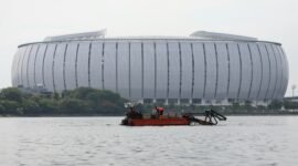 Pramono Anung Kembangkan Danau Cincin, Ikon Baru Jakarta di Kawasan JIS. (Posnews/Kominfo)
