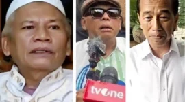 Eggi Sudjana & Damai Hari Lubis menemui mantan Presiden Joko Widodo (Jokowi) di kediamnnya di Solo. (Posnews/Ist)