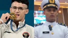 Rekor Dunia SEA Games Antar Rizki Juniansyah Jadi Kapten TNI. (Posnews/Instagram)