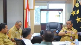 Sekretaris BNPP Komjen Makhruzi Rahman saat rapat kerja dengan Komisi II DPR RI membahas penambahan 127,3 hektare wilayah Indonesia di Pulau Sebatik. (Posnews/BNPP)