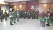 Serda Heri Babinsa Utan Kayu ditahan Kodim 0501 Jakarta Pusat usai sidang disiplin militer. (Posnews/Kodim Jakpus)