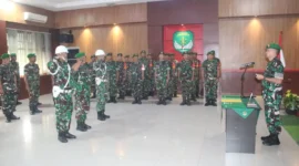 Serda Heri Babinsa Utan Kayu ditahan Kodim 0501 Jakarta Pusat usai sidang disiplin militer. (Posnews/Kodim Jakpus)
