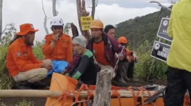 Pendaki Magelang Syafiq Ridhan Ali Razan Tewas di Gunung Slamet. (Posnews/Basarnas)