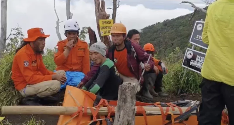 Pendaki Magelang Syafiq Ridhan Ali Razan Tewas di Gunung Slamet. (Posnews/Basarnas)