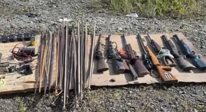 TNI Habema Hantam OPM Yahukimo, Senjata dan Dokumen Disita. (Posnews/Ist)