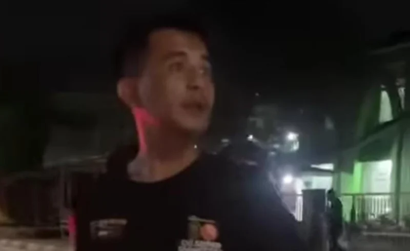 Diduga pelaku penganiayaan saat banjir di Koja, Jakarta Utara. (Posnews/Ist)