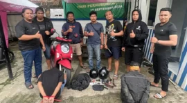 Tujuh Kali Beraksi, Komplotan Curanmor Depok Dibekuk Polisi. (Posnews/Ist)