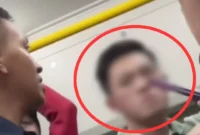 Suasana Bus Transjakarta rute Pantai Maju–Balai Kota setelah terjadi aksi asusila yang menghebohkan penumpang. (Posnews/MR)