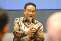 Wamenkes dr. Benjamin Paulus Octavianus memberikan keterangan terkait temuan kasus super flu di Indonesia. (Posnews/Kemenkes)