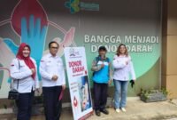Ormas GPIB menggelar aksi donor darah di RS Fatmawati, Jakarta Selatan.