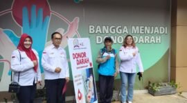 Ormas GPIB menggelar aksi donor darah di RS Fatmawati, Jakarta Selatan.