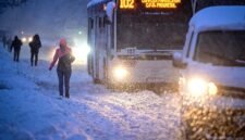 Prahara di musim dingin. Badai salju dahsyat menyapu wilayah selatan dan tenggara Romania, melumpuhkan transportasi darat, udara, dan laut serta memutus aliran listrik bagi belasan ribu warga. Dok: CGTN.