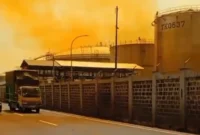 Asap Kuning Beracun dari Pabrik Cilegon, Puluhan Warga Mual dan Pusing. (Posnews/Ist)