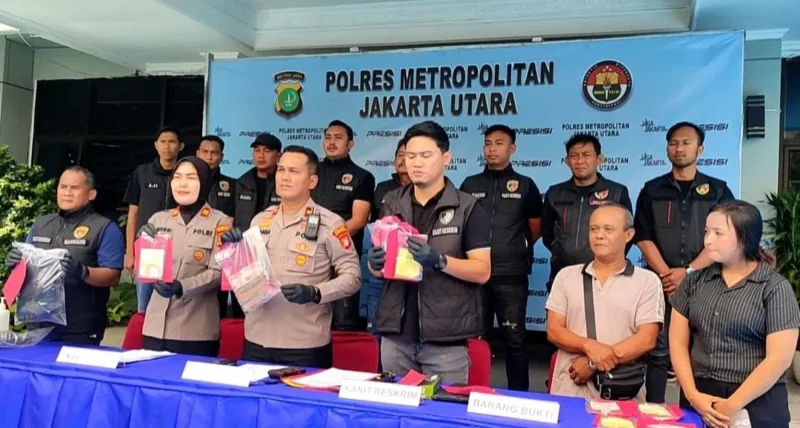 Polsek Pademangan Mengungkap Kasus Pencurian Ratusan Juta Rupiah Yang Dikendalikan Oleh Calon Mantu di Pademangan Jakarta Utara (Posnews/MR)

